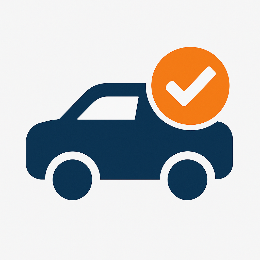 Araci teslim alma ikonu